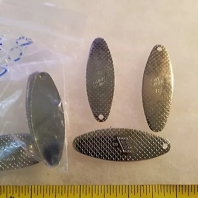 10 Original Swiss Swing # 8 Fish Scale Nickle Spinner Blades Made In Usa • $5