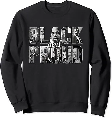 Black And Proud Black History Month 365 Black Pride Unisex Crewneck Sweatshirt • $26.99