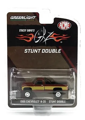 1:64 Greenlight Stacey David’s Stunt Double 1986 Chevrolet K-20 The Fall Guy • $49.99