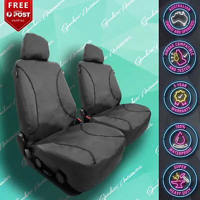 $149 • Buy For Suzuki Grand Vitara Canvas All Over! Waterproof Grey Car Front Seat Covers