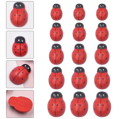  200 Pcs Beetle Decoration Stickers For Cars Mini Ladybug Figurine Bonsai • £10.45