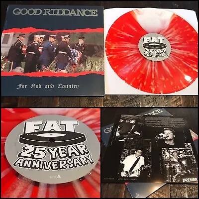 GOOD RIDDANCE For God And Country LP Splatter Vinyl-rise Against Me Nofx Mxpx • $55