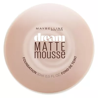 Maybelline Dream Matte Mousse Foundation - Classic Ivory - Makeup For All Skin • $14.99