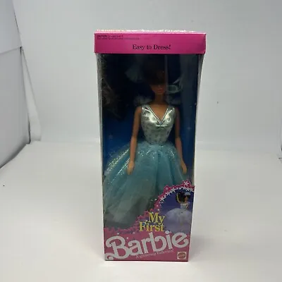 VTG My First Barbie Doll A Glittering Ballerina 1991 Mattel Hispanic #3864 NIB. • $110.94