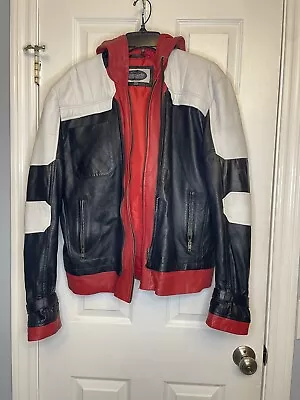 $30 • Buy Laverapelle Arkham Knight Red Hood Mens Jacket Size Medium BIG TEAR ON BACK