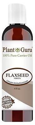 $7.95 • Buy Flaxseed Oil 4 Oz. Virgin Cold Pressed 100% Pure Flax Seed Linseed Liquid