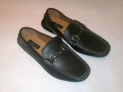  MARC ANTHONY   Black Loafers Slip On Casual Drivers Dress Shoes Men's Size 9 • $34.95