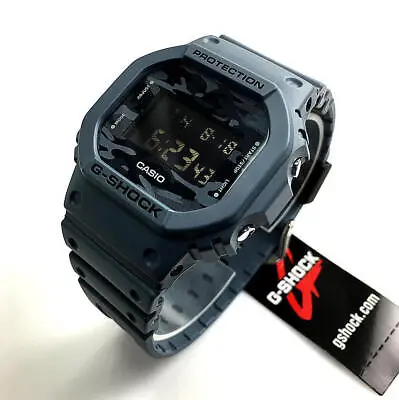 Casio G-Shock Classic 5600 Series Blue Digital Sports Watch DW5600CA-2 • $78.23