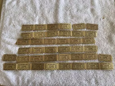 40 Astroland Cyclone Vintage Tickets Coney Island New York  • $39.95