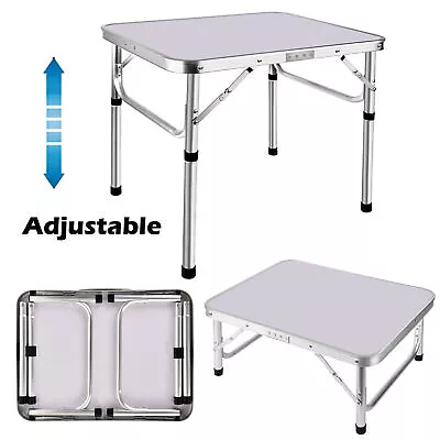 £19.89 • Buy Folding Table Portable Fold Up Camping Garden Party Trestle Dinner Buffet Desk