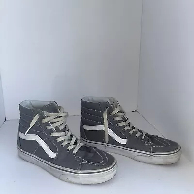 Vans Off The Wall Sk8-Hi Frost Gray Sneakers Women’s 8.5 Men’s 7 Skateboarding • $15