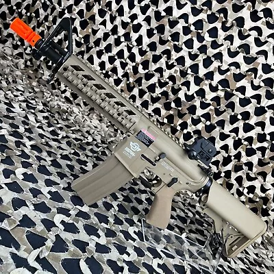 NEW G&G Armament CM16 Raider Short AEG Airsoft Gun - Tan (EGC-16P-RDS-DNB-NCM) • $184