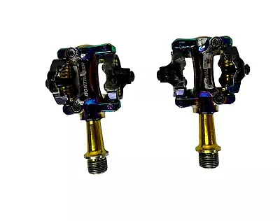 Bontrager Comp Mountain Bike Pedals - Chameleon Gold Purple • $30