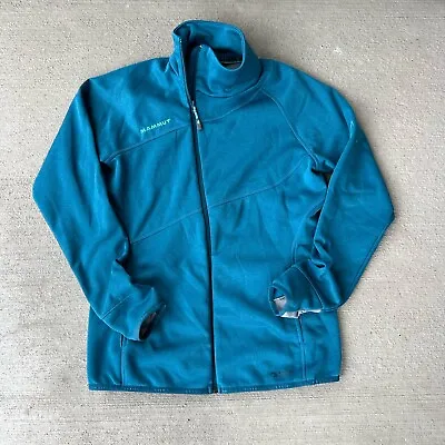 Mammut Women’s Full Zip Fleece Polartec Jacket Teal Size M B3 • $60