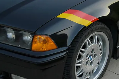 German Flag Fender Accent Decal- BMW Audi VW Porsche Mercedes • $17.95