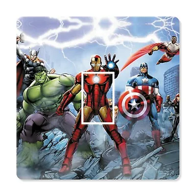 £1.69 • Buy Marvel Avengers Assemble Light Switch Sticker Decal Kids Boys Girls Bedroom