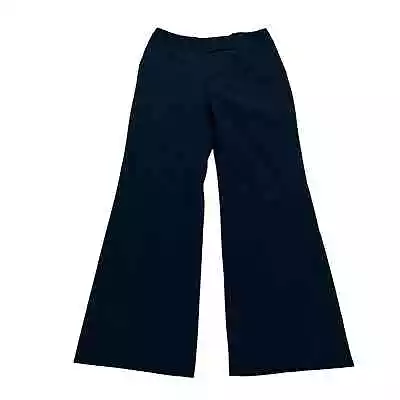Chadwick's Pants Womens 6 Black Wide-Leg Trouser Mid-Rise Wool Blend  • £17.23