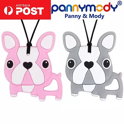 Sensory Chew Necklaces For KidsChewy Oral Motor Chewing Toy For Boys Girls - Dog • $16.99