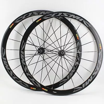 $331.28 • Buy 700C 40mm Road Bike Wheelset Aluminum Bicycle Clincher Rims V Disc Brake Wheels