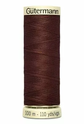 Gutermann Sew All Polyester 100m Thread: Col 000 - 497 Use Your Colour From List • £2.20