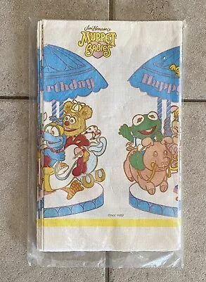 VTG NEW 1989 - Jim Henson Muppet Babies Paper Table Cloth 52 X96  By CA REED • $15.95