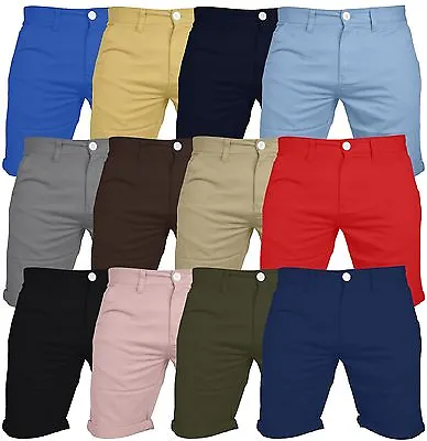 £7.95 • Buy Mens Chino Shorts Casual 100% Cotton Cargo Combat Half Pant Summer Jeans New