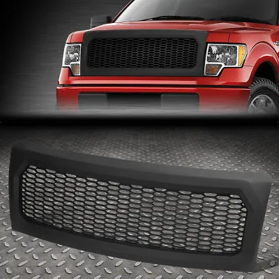 [honeycomb Mesh]for 09-14 Ford F150 F-150 Matte Black Front Bumper Grille Grill • $85.88