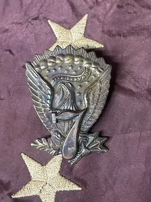 Scarce Civil War 7th Union U.s. Hardee Hat Side Eagle Badge Insignia • $30