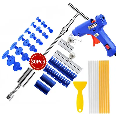 Car Paintless Dent Repair Dint Hail Damage Remover Car Dent Puller Glue Gun Kit • $15.99