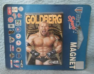 Goldberg WCW Wrestling Vintage Magnet Sealed Package WinCraft WWE WWF • £12.43