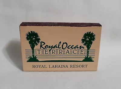 Vintage Royal Ocean Terrace Restaurant Matchbox Maui Hawaii Advertising Matches • $12.99