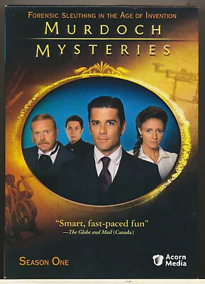 MURDOCH MYSTERIES – SEASON 1 (4 DVDs VG+) Yannick Bisson / Helen Joy • $14