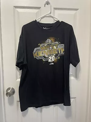 Matt Kenseth 2014 Chase Authentics NASCAR Double Sided Black T Shirt Size XL • $13.49