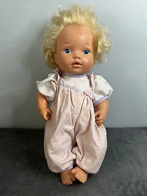 Vintage 1991 Mattel Little Wishes Wet And Cry Baby Doll • $20.88