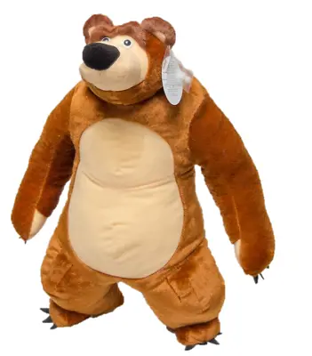 Masha & Bear Toy Bear Mim 75 Cm Toy Children New • $93.44