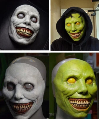 $10.99 • Buy Horror Scary Exorcist Face Mask Demon Smile Halloween Cosplay Costume US 2023