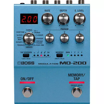 Boss MD-200 Modulation Multi-Effects Guitar Pedal With Tap Tempo • $249.99