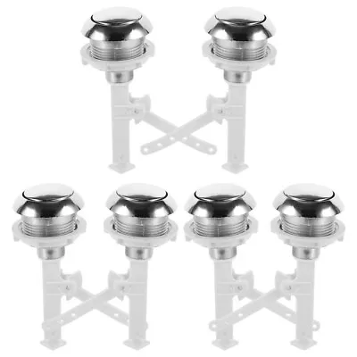  6 Pcs Toilet Flushing Button Cistern Water Tank Sanitary Ware • £11.38