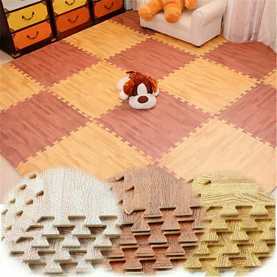 24 Large Soft Foam EVA Floor Mat Jigsaw Tiles Interlocking Garden Play Room Mats • £35.91