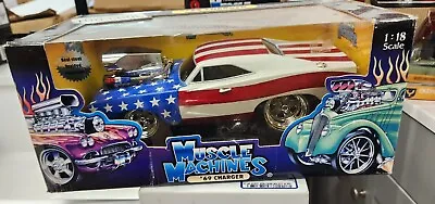 Muscle Machines 1969 Dodge Charger 1/18 American Flag • $49