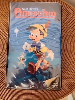 Vintage Pinocchio VHS Walt Disney Black Padded Clamshell Case • $23.99