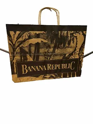 Rare Vintage Banana Republic Clothing Paper Shopping Bag • $25