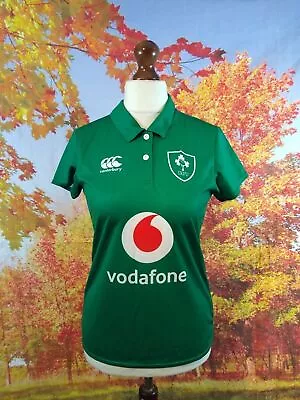 Ireland Rugby Union Team Of Us Green 2019 Polo Shirt. UK Women's Size 10 • £30