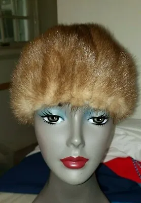 Vintage Mink? Fox? Ladies Hat Estate Find Bambergers New Jersey • $40