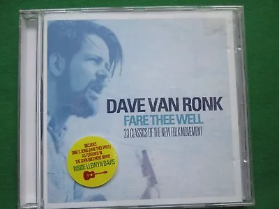 Dave Van Ronk - Fare Thee Well - 2014 Delta Leisure - Cd • £10.99