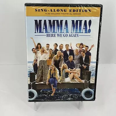 Mamma Mia! Here We Go Again (DVD 2018 Sing-Along Edition) Meryl Streep 🎀 • $6