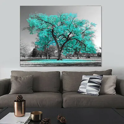 Large Tree Canvas Modern Wall Art Oil Painting Picture Print Unframed Home Decor • $23.95