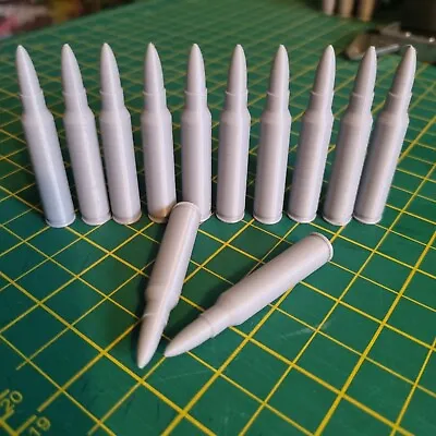 £6.99 • Buy 3d Printed Replica Lifesize Nato Bullets For Cosplay .Movie Prop