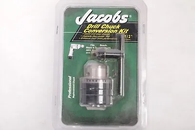 JACOBS Drill Chuck Conversion Kit 1/2  - New In Box • $9.99