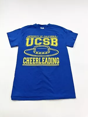 UCSB T Shirt Womens Small Blue Cheerleading Short Sleeve Santa Barbara • $14.89